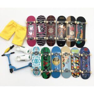 Tech Deck Fingerboard Skateboard Lot 12 Piece Plan B Almost Scooter Mixed
